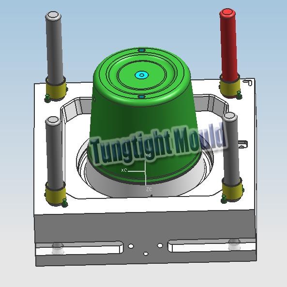 China plastic bucket mold