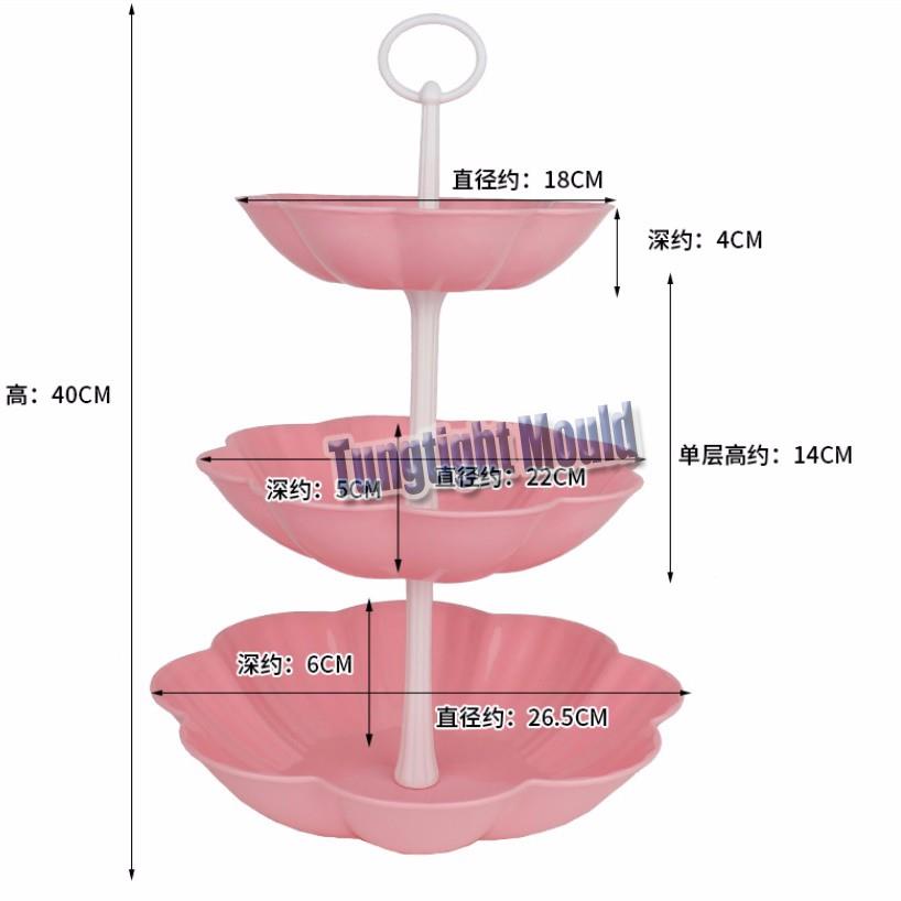 Plastic fruit plate mould