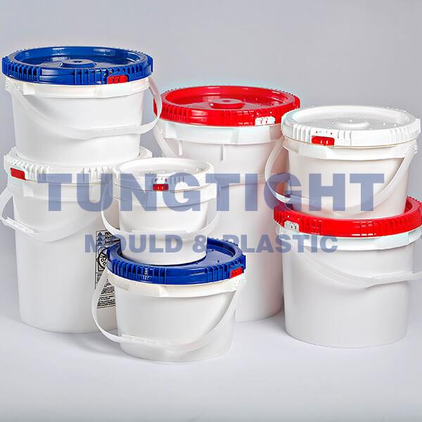 round plastic paint bucket mould