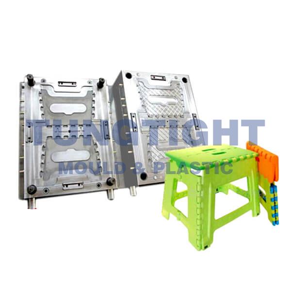 Folding baby plastic tool mould