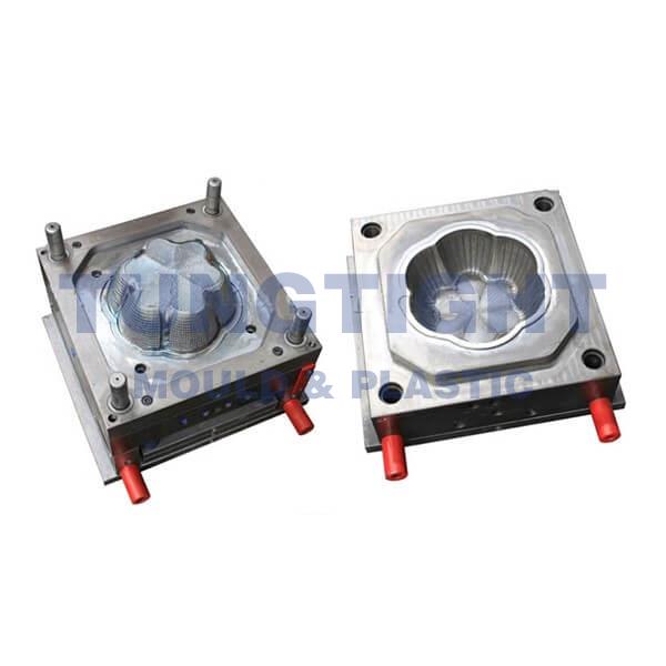 Round vegetable draining basket mould