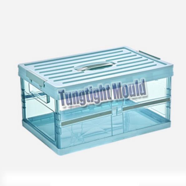 Plastic folding clothes box mould