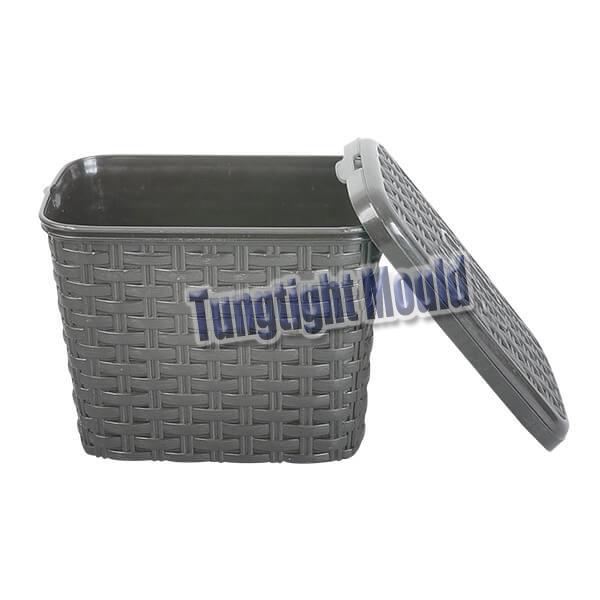 household plstic rattan toy basket mould