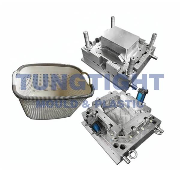 Plastic injection large basket mold