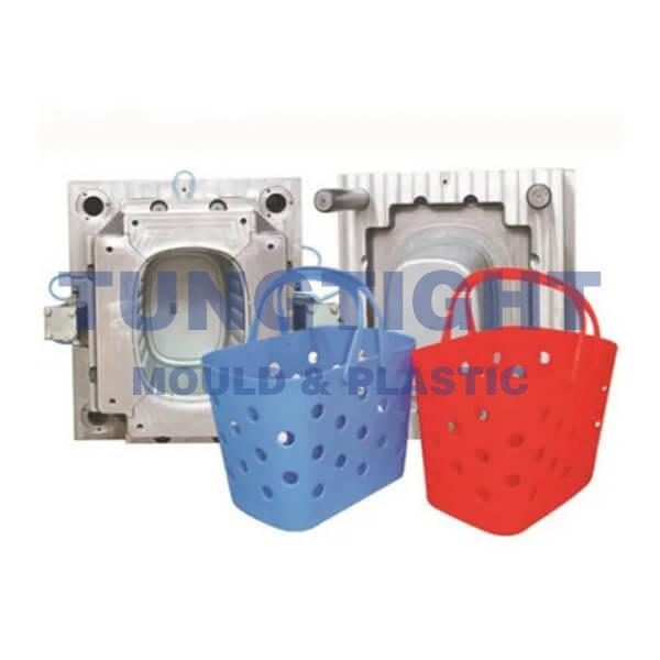 Plastic bathroom portable busket mould