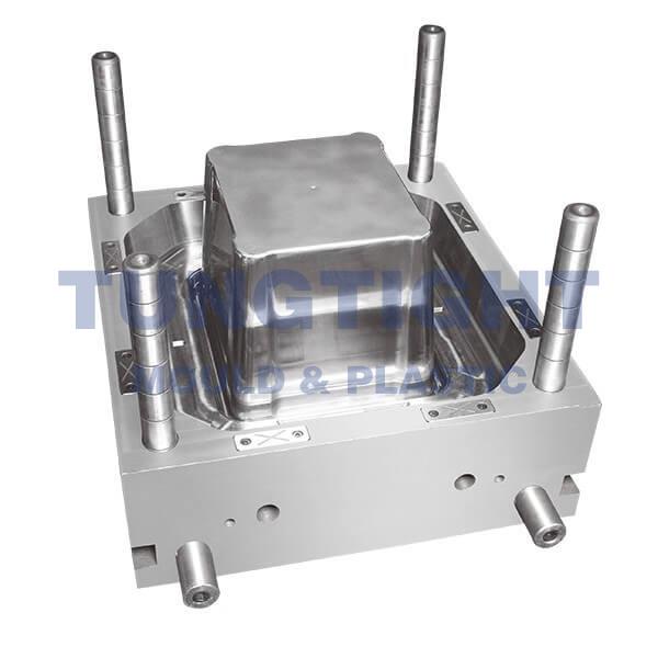 Transparent storage box mould