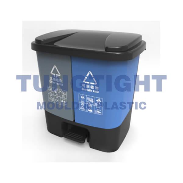 china plastic rubbish bin mould