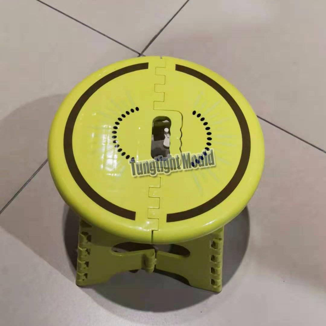 Plastic baby round folding chair mould 