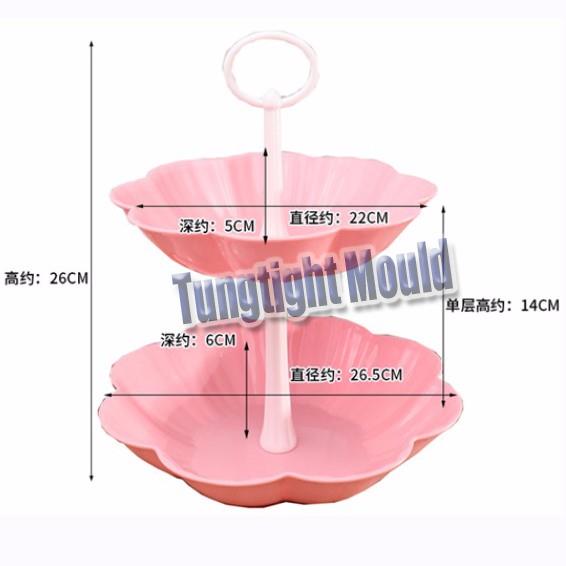 Plastic fruit plate mould