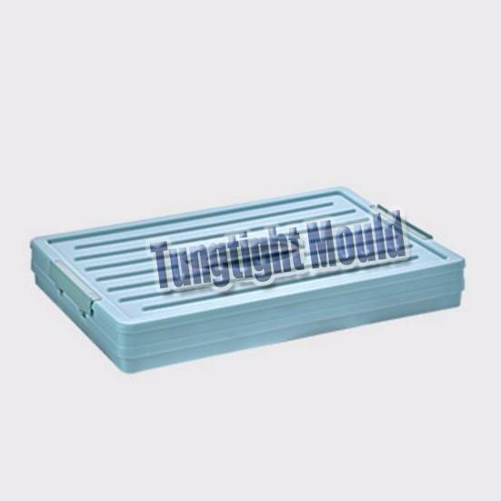 Plastic folding clothes box mould